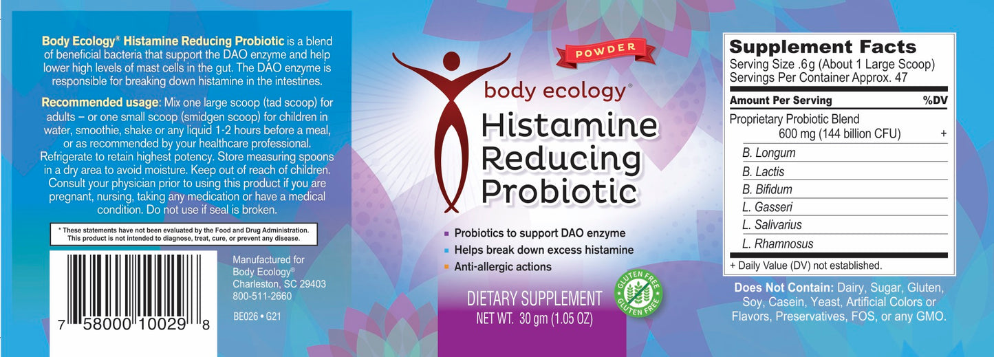 Histamine Reducing Probiotic (powder probiotic)