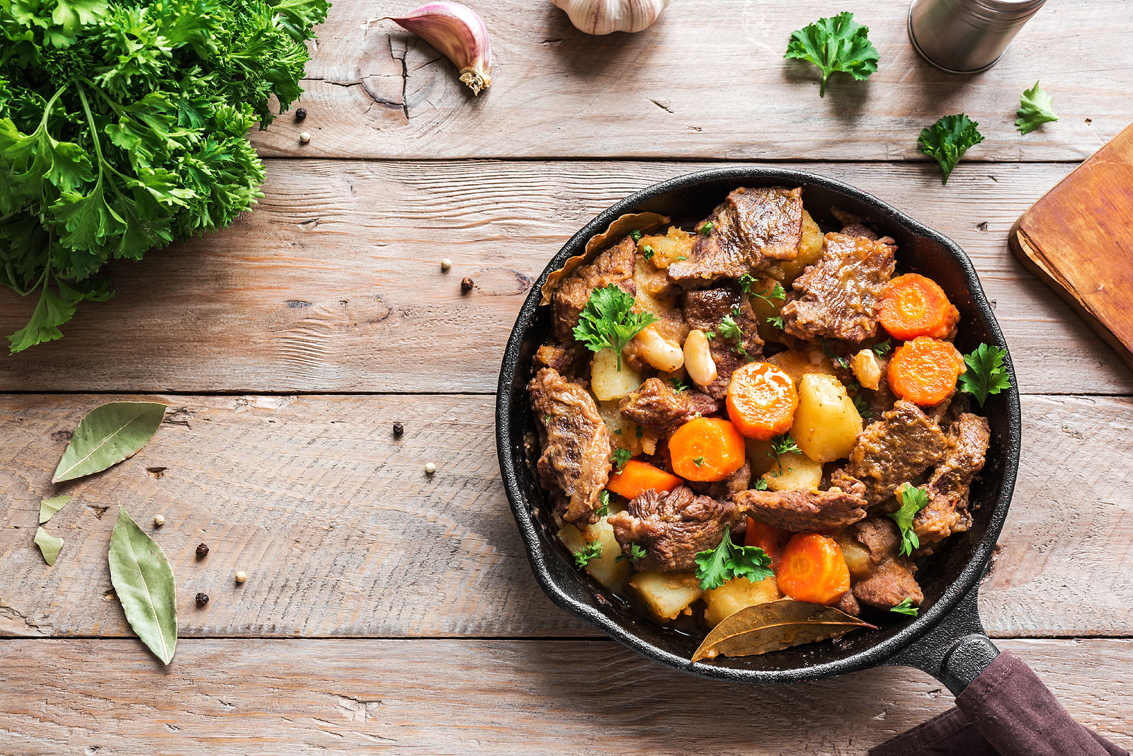 A healthy version of Sur La Table’s hearty beef stew