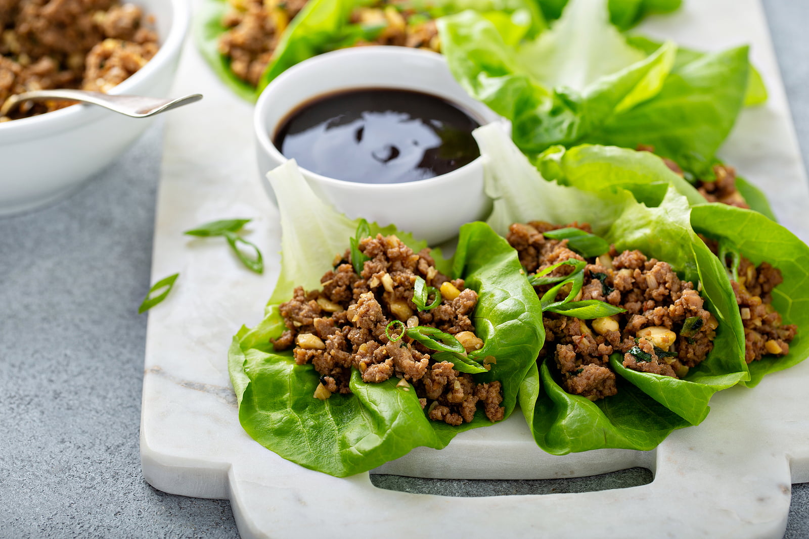 Try this tasty – and healthy – turkey lettuce wraps recipe