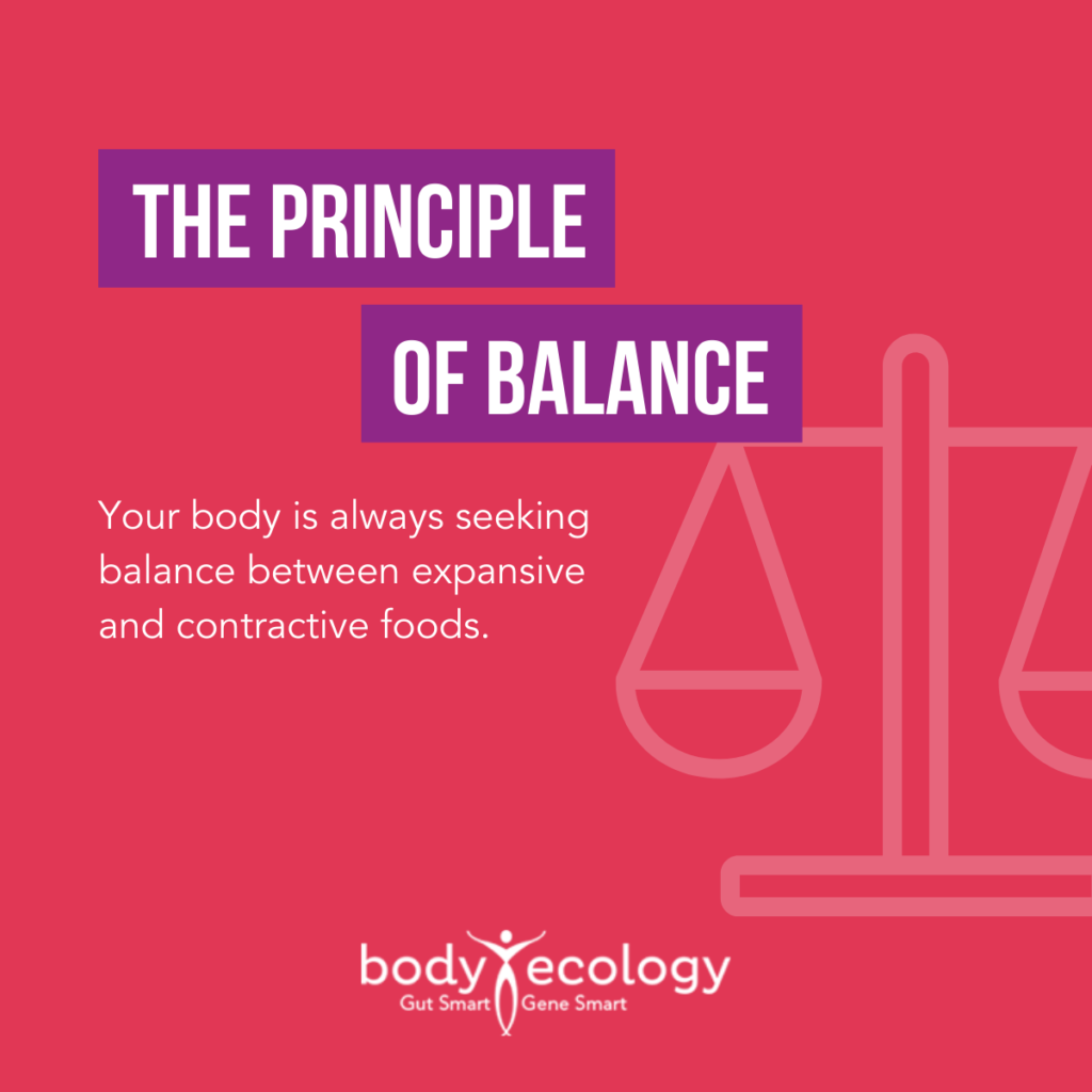 the body ecology principle of balance