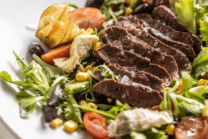 protein rich steak salad