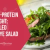 high protein grilled ribeye salad